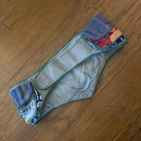 Belt Waist Organizer Pockets Hook & Loop Corduroy Adjustable Festival Colorful - Picture 2 of 7